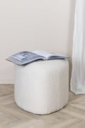 Miniatyrbild 2 av 6: Sittpuff Elandros  Vit