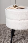 Miniatyrbild 2 av 6: Sittpuff Grellowfen Vit