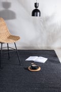 Miniatyrbild 4 av 6: Mina Svart 170x240 cm Jutematta