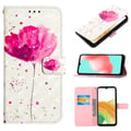 Miniatyrbillede 1 af 4: Pung Etui Samsung Galaxy A15 - Rosa Blomst