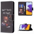 Miniatyrbillede 1 af 3: Pung Etui Samsung Galaxy A35 - Don't Touch My Phone