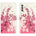 Miniatyrbillede 2 af 4: Pung Etui Samsung Galaxy A14 - Kirsebærblomster