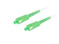 Miniatyrbild 1 av 10: Lanberg SM SC/APC-SC/APC simplex fiberoptisk patchkabel 3,0 mm G657A2 2,5 m vit
