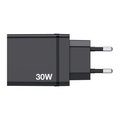 Miniatyrbillede 3 af 10: Verbatim vægoplader 1xUSB-C PD 20W 1xUSB-A QC 3.0 2xUSB-A 10W EU sort