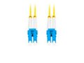 Miniatyrbillede 8 af 8: Lanberg SM LC/UPC-LC/UPC duplex fiberoptisk patchledning 3,0 mm lszh G657A1 3m gul