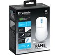 Miniatyrbillede 6 af 7: Defender Fame GM-516 trådløs mus optisk 10000 dpi 2,4 GHz + Bluetooth hvid genopladelig 5 knapper Gaming