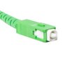 Miniatyrbillede 5 af 6: Lanberg SM SC/APC-SC/APC SIMPLEX 3,0 mm LSZH G657A1 5 m gul fiberoptisk patchkabel