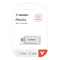 Pikkukuva 4 / 7: Verbatim Plectra 512GB USB-C 3.0 Pendrive valkoinen