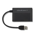 Pikkukuva 3 / 5: Qoltec Kiintolevy-/SSD-kotelo 2,5" SATA3 | USB 3.0 | Musta