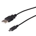 Miniatyrbild 1 av 10: Akyga AK-USB-21 USB 2.0-kabel USB A(hane) - micro-USB B(hane) 1m svart