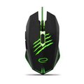 Miniatyrbillede 1 af 5: Esperanza MX209 Claw Optical Gaming 6D USB-kablet mus sort og grøn