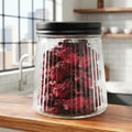 Miniatyrbillede 5 af 6: Glasbeholdere til bulkprodukter med låg 700 ml 3 stk.