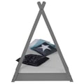 Miniatyrbillede 6 af 9: Børneseng, Home, Tipi Telt Seng, 105,5x208x132,5 cm, Grå