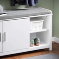Miniatyrbillede 7 af 9: Opbevaringsbænk, FSR168-W, 105x35x51 cm, Hvid