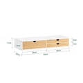 Miniatyrbild 3 av 9: Monitorstativ, BBF11-WN, 60x22x11 cm, Brun