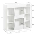 Miniatyrbillede 3 af 9: Opbevaringsskab, KMB55-W, 106x30x104 cm, Hvid
