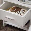 Miniatyrbillede 6 af 9: Sengetøjsbord, FBT66-W, 38x35x45 cm, Hvid