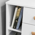 Miniatyrbillede 5 af 8: Sengebord, FBT95-W, 48x40x60 cm, Hvid