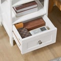 Miniatyrbillede 7 af 8: Natbord, FBT91-W, 30x28x74 cm, Hvid
