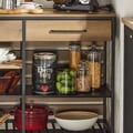 Miniatyrbillede 5 af 9: Barbord, FSB85-PF, 120x45x91 cm, Sort