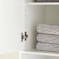 Miniatyrbillede 4 af 9: Badeværelsesskab, BZR80-W, 35x33x170 cm, Hvid