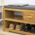 Miniatyrbillede 6 af 10: Sko Bænk, FSR75-N, 34x45x86 cm, Brun