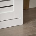 Miniatyrbillede 8 af 10: Sko Skab, FSR145-W, 115x30x112 cm, Hvid