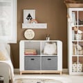 Miniatyrbillede 2 af 10: Bogreol, KMB85-W, 100x35x80 cm, Hvid