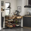 Miniatyrbillede 9 af 9: Barbord, FSB85-PF, 120x45x91 cm, Sort