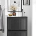 Miniatyrbillede 5 af 8: Sko Skab, FSR165-H-SCH, 26x120x61 cm, Brun