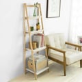 Miniatyrbillede 2 af 7: Foldbar hylde, FRG162-N, 42x34x140 cm, Brun