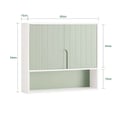 Pikkukuva 3 / 8: Seinäkaappi, BZR140-GR, 60x15x54 cm, Harmaa