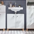 Miniatyrbillede 2 af 10: Under vask skab, BZR92-W, 60x30x60 cm, Hvid
