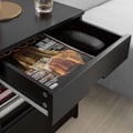 Miniatyrbillede 5 af 9: Sengebord, FRG258-SCH, 38x45x55 cm, Sort