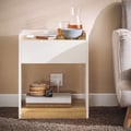 Miniatyrbillede 2 af 11: Natbord, FBT128-WN, 45x40x55 cm, Hvid