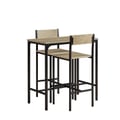 Miniatyrbillede 1 af 9: Barbordssæt, OGT03-N, 89x45x87 cm, Brun