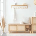 Miniatyrbillede 2 af 9: Stue Møbler, Skoskab, FSB87, 80x35x87 cm, Brun