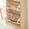 Miniatyrbillede 7 af 8: Stuemøbler, Skoskab, FSB87, 80x35x87 cm, Brun
