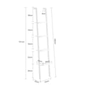 Miniatyrbillede 3 af 8: Bogreol, FRG15-W, 33x23x180 cm, Hvid