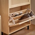 Miniatyrbillede 7 af 9: Sko Skab, FSR155-N, 60x24x127 cm, Brun