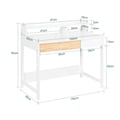 Miniatyrbillede 3 af 9: Skrivebord, FWT106-W, 100x60x95 cm, Hvid