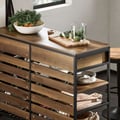 Miniatyrbillede 8 af 9: Barbord, FSB85-PF, 120x45x91 cm, Sort