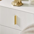 Miniatyrbillede 7 af 10: Sengetøj Bord, FBT115-W, 40x40x47 cm, Hvid