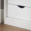 Miniatyrbillede 8 af 11: Opbevaringsbænk, FSR153-W, 80x30x49 cm, Hvid