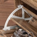 Miniatyrbillede 6 af 9: Sko Skab, FSR137-L-F, 60x23x115 cm, Brun
