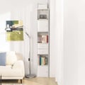 Miniatyrbillede 2 af 8: Bogreol, STR10-W, 33x24x188 cm, Hvid