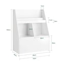Miniatyrbillede 3 af 9: Hylde, KMB83-W, 40x100x76 cm, Hvid