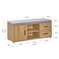 Pikkukuva 3 / 8: Kenkäpenkki, FSR148-N, 110x35x47 cm, Ruskea