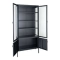 Miniatyrbillede 4 af 5: Skab, Brisbane Display, 80x35x180 cm, Sort