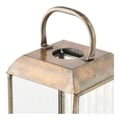 Miniatyrbillede 4 af 8: Lanterne, 12x12x49 cm, messing, glas, metal